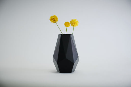 Mishi Faceted Vase  |  STYLE 01 Symmetry - Honey and Ivy