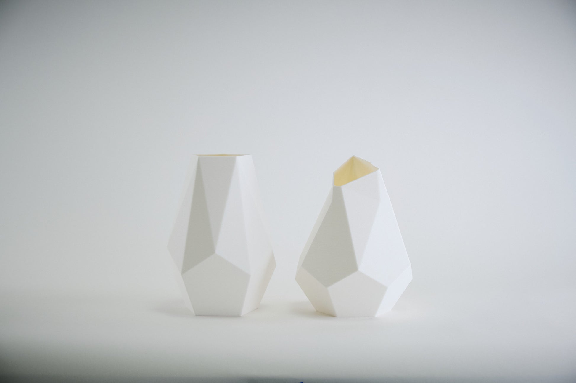 Mishi Faceted Vase  |  STYLE 02 Iceberg - Honey and Ivy